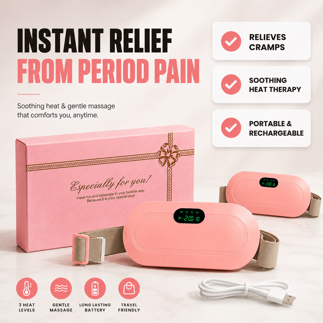 Period Cramp Relief Massager
